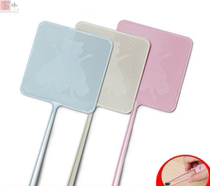 Fly slap long handle large soft rubber fly swatter plastic large thickened household swatter with mosquito clamp knot