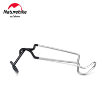 Naturehike Portable light stand cup holder 304 stainless steel hook Sky curtain rod non-slip hanging clip