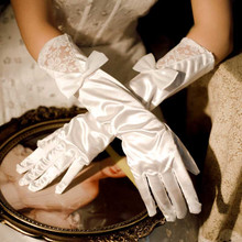 Белые перчатки, ретро Хепберн, элегантное платье, невеста, свадебное платье, свадебный аксессуар, простой атмосферный