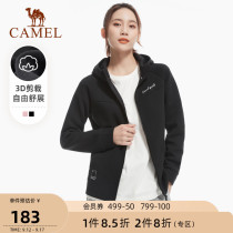 Camel sports hooded sweater ladies 2021 Autumn New zipper casual thin running coat women