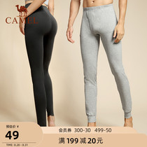  Camel outdoor cotton autumn pants womens thin leggings 2021 spring mens warm casual pants cotton pants tide brand