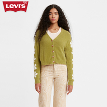 Levis Livis 22 Spring Summer New Lady Fashion Sweet V collar Long sleeves Knitted Sweater Sweater A1583