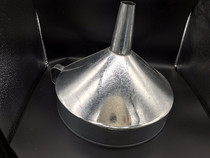 Customized white iron funnel oil funnel special funnel oil oil leakage diameter 15cm 20cm 25cm