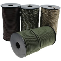 4mm7 core 100m umbrella rope outdoor safety traction rope field rescue binding rope tent rope camouflage climbing rope