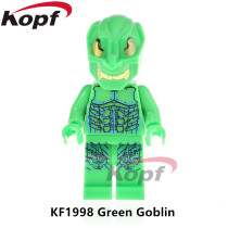 KF1998 Kefeng assembled building blocks female Thor America Captain Green Magic with Helmet Small Thunder Childrens Toys