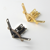 Wooden box small hinge seven-character hinge airplane hinge gift hinge thousand catty hinge jewelry box secret hinge