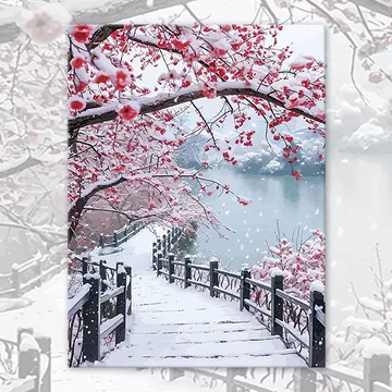 雪景数字油画-雪景数字油画促销价格、雪景数字油画品牌- 淘宝