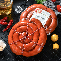 Russian large sausage smoked pure Russian meat ready-to-eat ham grilled sausage starchless Net red snacks