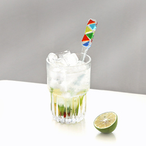 Glass mixing bar color ins Wind summer candy series creative coffee restaurant long handle milk tea bartender artifact