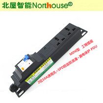 2-position 10A multi-purpose hole leakage protection SPD lightning protection cabinet chassis socket room power supply PDU aluminum alloy row plug