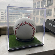 Baseball box storage hockey transparent dustproof ball box billiards table tennis dust cover signature commemorative ball display box