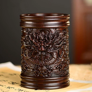 笔筒木雕-笔筒木雕促销价格、笔筒木雕品牌- 淘宝