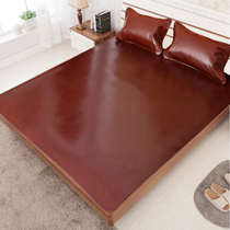  Jinshanxia first layer buffalo leather mat 1 8m soft mat three-piece set of pure color 1 5M leather hard mat 1 2 thickened