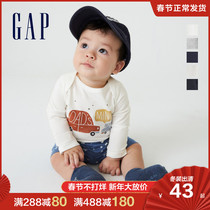(Brenner) Gap baby cotton long sleeve jumpsuit 729862 2021 autumn and winter new children's clothing