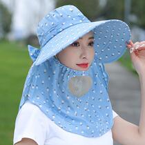 Sun Hat Lady Summer Shade of the sun hat Sun Hat Outdoor Climbing Sun Hat Large Eave Sunscreen Bicyclist Bike Hat Tcha Hat