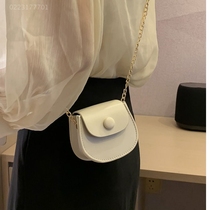 Accessories bag Women summer mini saddle New 2021 Korean version Joker chic chain small bag shoulder shoulder bag tide