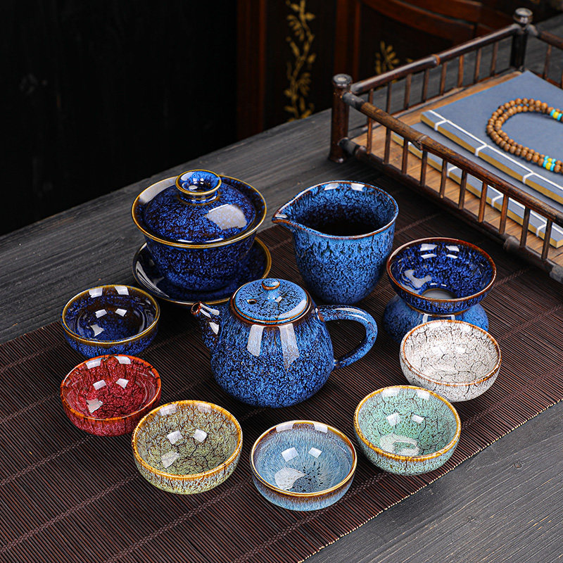 中国　钧瓷　茶　セット 钧窑茶具-钧窑茶具促销价格、钧窑茶具品牌- 淘宝