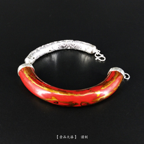  Yipin Big lacquer lacquer silver bracelet Birth lacquer Big lacquer bracelet Raw lacquer bracelet Bracelet 990 Big lacquer silver bracelet