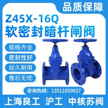 Soft seal dark rod flange gate valve Shanghai Lianggong valve Shanghai Gong Kester Newway nuclear Soviet valve Shangye Seiko