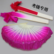Eight inch dance fan Children dance fan Rongchang fan Flower drum lamp Haiyang Yangge examination small red fan training