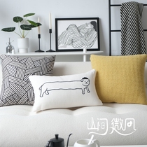 Original Design Modern Simple Nordic Japanese Backpack Pillow ins Homestay Bedback Sofa Cushion