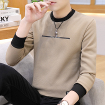 Autumn and winter casual sweater mens clothing in the fall of 2020 new sweater round neck Korean version of the sweater mens fashion top clothes