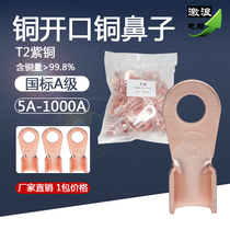 Nose opening OT-5A10A20A40A60A80A100A150A200A300A400A copper wiring nose wire ear