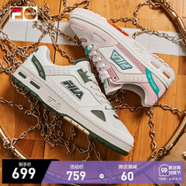FILA FUSION Feile womens basketball shoes 2021 autumn new couples low-top casual sneakers mens basketball net