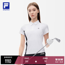 FILA ATHLETICS Official Womens Short Sleeve POLO2022 Summer New Fashion Sports Golf