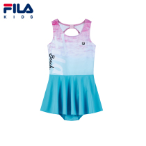 FILA KIDS FILA CHILDRENs clothing medium and large girls swimsuit 2021 summer new swimming one-piece swimsuit female