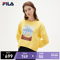 FILA Phila Fiele official womens pullover 2021 autumn new fashion sports knitted jumper women