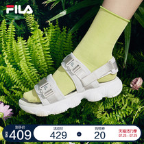 FILA Fila official sports sandals female velcro 2021 summer new lightweight beach shoes men breathable slippers