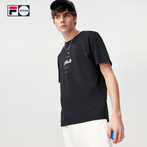  FILA FUSION FILA tide brand mens short-sleeved shirt 2021 summer new simple casual round neck T-shirt top