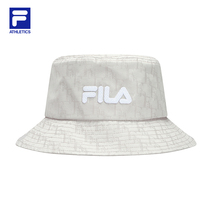 FILA FILA Fiele official womens fishermans hat 2021 Autumn New jacquard casual fashion sunscreen round hat