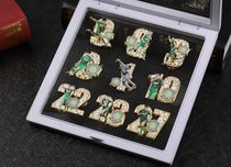 Beijing Guoan Badge 9 sets genuine Chinese Super Super Company authorized to designate official products