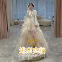 Photo studio theme costume brigade wedding location photography couple suit photo photo gauze puff dress dress dress dress