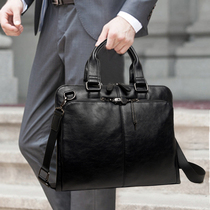 Hand bag Korean version of briefcase business Hand bag crossbody shoulder bag Crossbody Bag Mens bag mens casual bag