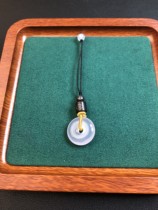 Douyin same style natural agate safety buckle bag hanging key chain mobile phone chain