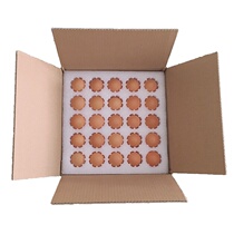 Shock-proof express box packaging 30 pieces 50 pieces of earthquake-proof support Pearl cotton foam box anti-drop packing Earth egg box
