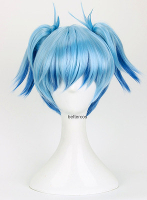 taobao agent Assassination classroom Chaotian cos wig body+double tiger clip gradient color shape COS anime fake hair K005