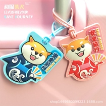 Travel luggage tagsJapanese style Japanese style cartoon luggage hang tags travel cases name tags cute pet check-in anti-loss tags