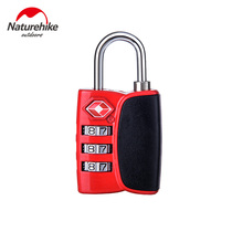 NH travel abroad with red dot anti-theft function TSA three customs lock code lock bag padlock lock clearance lock