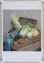  Hand-painted gouache painting decorative painting gouache vegetable still life color still life 2 open K toner painting original watercolor painting