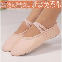 Dance shoes no tie-up childrens womens soft bottom practice shoes classical body cat claw shoes for men and women childrens shoes