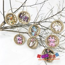 Kindergarten ring Chuang decoration material area corner decoration DIY creative jewelry indoor corridor staircase corner air hanging decoration