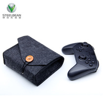 Double layer retro switch pro handle protection bag cover ns storage bag ps5 xbox rocker handle bag accessories