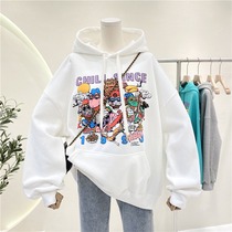 2022 new spring and autumn pregnant women's clothing thin hooded small net red fashion spring coat large size coat