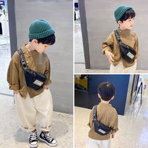 New children's boys fashion slant casual cute small backpack travel chest bag girl waist bag small satchel bag