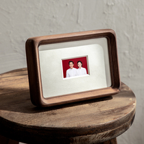 Solid wood wedding registration photo frame table 6 inch 68 wedding certificate photo frame pieces wedding photos wash photos made of photo frames