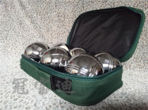 6 Loaded Grass Earth Fastball Fitness Balls Metal Toss BOULES PETANQUE BOCCE